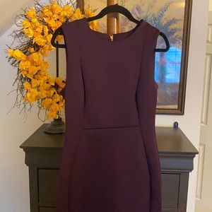 Plum colored scuba dress